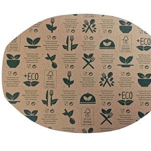 Tampa p/ Forma Aluminio Oval EM22 Ref. 2400ml - Emb.100 Und