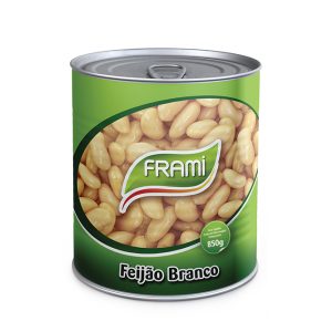 Feijão Branco Lata 850 Grs - Emb. de 12 Unidades