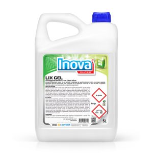 INOVA LIXGEL - Gel c/ cloro ativo Desincrustante verde - Emb. 5L