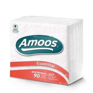 Guardanapo 33x33 Folha Dupla Amoos - Cx 30 Macos