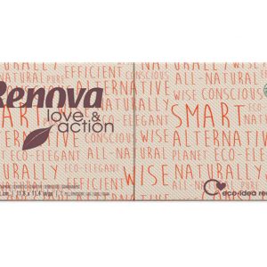 Guardanapo 33x33 F. Dupla Renova Love & Action - Cx. 36 Maços x 90 Guard