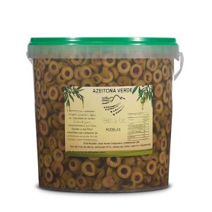 Azeitona Verde Rodelas - Balde 3Kgs