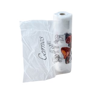 Saco AD em Rolo Impresso CARNE 30x40 c/ Ecovalor - Rolo