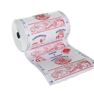 Rolo de Papel p/ Charcutaria 30 Cm Impresso - Emb. 5Kg