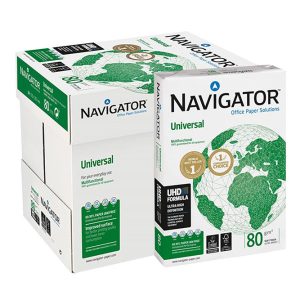 Papel Fotocópia A4 80 grs Navigator Resma - Emb. de 5 Unidades