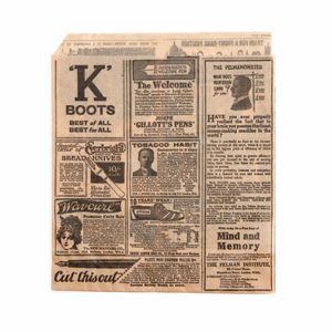 Sacos abertos 2 lados `Times` 32 G/M2 16x16,5cm Craft anti-gordura - Emb. 500Und